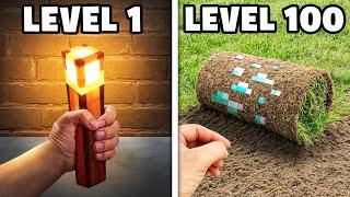 Level 1 to 100 Minecraft Crafts and Creations