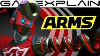 Springtron now Playable in ARMS Gameplay Win Animations & Alt Colors Update 4.1.0