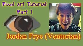 Tutorial How to make a pixel art- Jordan Frye Venturian pixel art- part 1 Minecraft #10