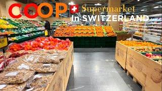 Food prices in Swiss Supermarket CoopSwitzerland Shopping ️ Christmas gifts on sale