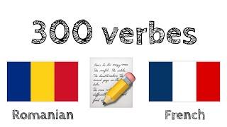 300 verbes + Lecture et écoute  - Roumain + Français - locuteur de langue maternelle