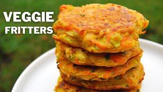Vegan Vegetable Fritters in 15 MINUTES Vegetable Patties Recipe