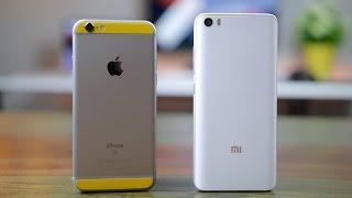 Xiaomi Mi 5 vs iPhone 6S