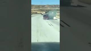 TRUCK DRAGS CAR