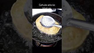 gehu ke aate ke bhature recipe How to make easy bhature recipe#shortvideo #shorts