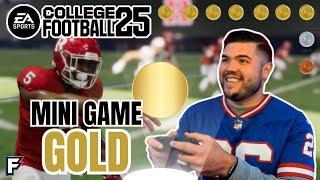 GOLD EVERY MINI GAME IN COLLEGE FOOTBALL 25