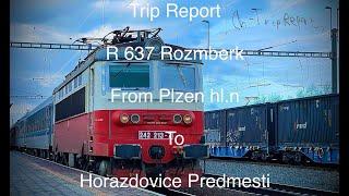 BAD CZECH TRAIN? TRIP REPORT R 637 Plzen to Horazdovice PredmestiCeske Drahy 1st 2class