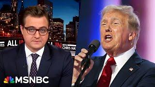 Chris Hayes reads ‘deranged’ transcript of Trump RNC speech Obviously in decline