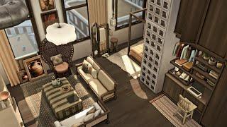 TINY STUDIO APARTMENT  The Sims 4 Speed Build  Apartment renovation