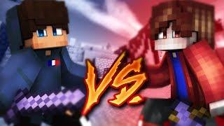 ФЭЙР vs КСАЙНЕД  СКАЙВАРСЕР против СКАЙВАРСЕРА  ЖЁСТКИЙ ФАЙТ  Дуэль Hypixel Minecraft SkyWars