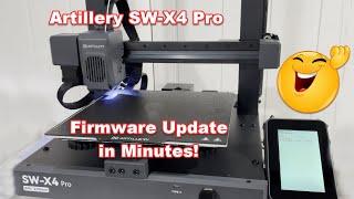 Update Firmware Like A Pro Artillery SW-X4 Pro 3d Printer Simple Steps