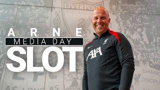 Arne Slot Behind The Scenes From Media Day  Liverpool FC