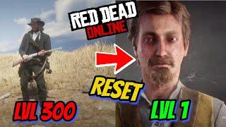 How to easily RESET your Red Dead Redemption 2 Online Character  2023 easy Tutorial