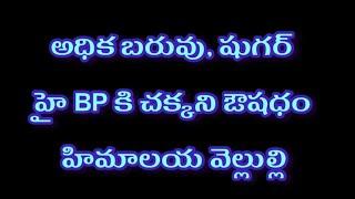 అధిక బరువు షుగర్ హై బీపీ కి ఒక్కటే పరిష్కారం.