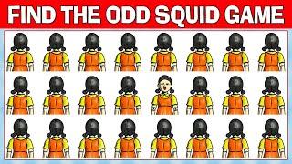 HOW GOOD ARE YOUR EYES #9 l Find The Odd Squid Game Out l Squid Game Puzzles