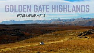 Driving Through the Golden Gate Highlands    Drakensberg Overland pt.6