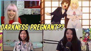 Darkness Lies to her Father that She is Pregnant  Konosuba Reaction Mashup