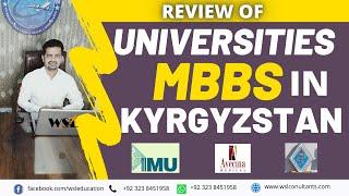 MBBS in Kyrgyzstan  Universities Reviews  Fee Living Cost and Others