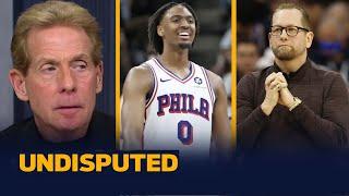 UNDISPUTED  Skip reacts to NBA says Tyrese Maxey was fouled twice Nick Nurse timeout missed