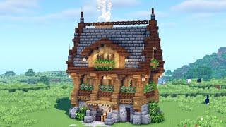 Minecraft Indonesia  Tutorial Membangun Rumah Survival Ala Nordic #3