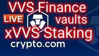 VVS Finance xVVS staking tutorial and vaults to boost interest rate for more passive income #crypto