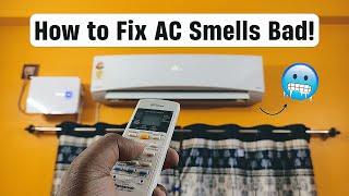 How to Fix AC Smells Bad