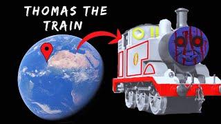 Scary Thomas The Train ‍️ found in Real on google earth