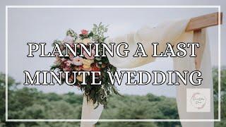 Last Minute Wedding Planning - Dream Wedding Diaries