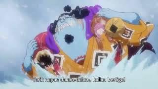 Jimbei gerak cepat selamatkan Luffy Chopper dan Bonney  One Piece Episode 1090 Sub Indo