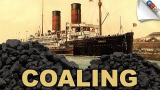 CoalingBunkering an Ocean Liner