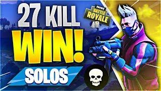 27 KILL SOLO WORLD RECORD ATTEMPT Fortnite Battle Royale