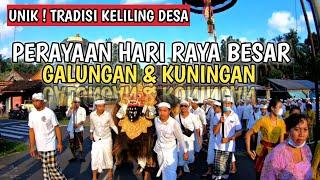 UNIK  PERAYAAN HARI RAYA BESAR GALUNGAN DAN KUNINGAN DI BALI  DESA BONGKASA BADUNG BALI