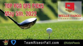 2022 Wells Fargo Championship Top 5 PGA DFS Picks  DraftKings PGA FanDuel Golf Picks