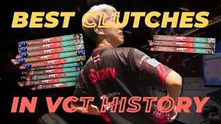 The best clutches in VCT HISTORY but they get increasingly more impressive  Valorant