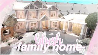 BLOXBURG  Blush Family Home  House Build