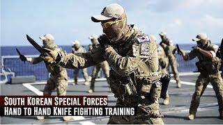 South Korean Special Forces  Hand to Hand Knife fighting training