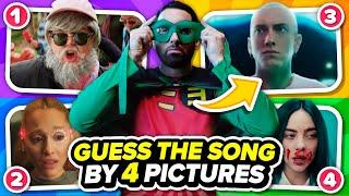 GUESS THE SONG BY 4 PICTURES  Hard - Super Easy  Music Quiz Challenge