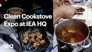 Clean cookstove expo at IEA HQ