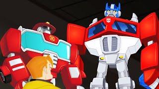 Optimus Prime Takes Charge  Transformers Rescue Bots  Full Episodes  Transformers Junior