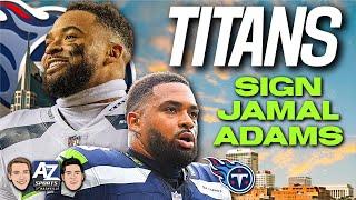 Titans sign free agent safety Jamal Adams which receives polarizing reaction across the NFL