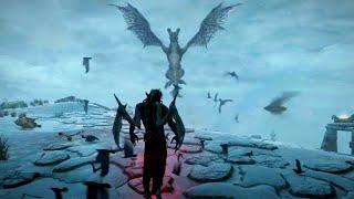 Max Level Vampire Lord vs Legendary Dragon - Skyrim PS5