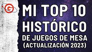 Mi TOP 10  Histórico de juegos de mesa Actualización 2023