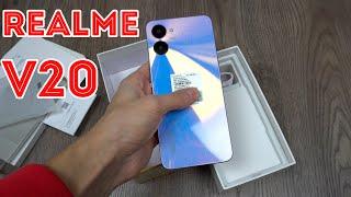 Realme V20 распаковка на русском и первые впечатления