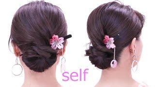 6 Minutes Quick Hair Arrangement Self Made Hair Styles  You Can Do It Yourself