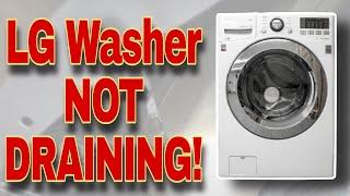 How to Fix LG Front Load Washer NOT Draining  Model #WM3370HWA01