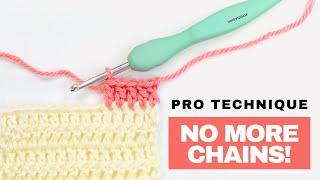 Crochet Standing Stitches - No more chains