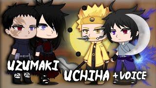 React to Naruto and Sasuke uchihaIshippudengacha club