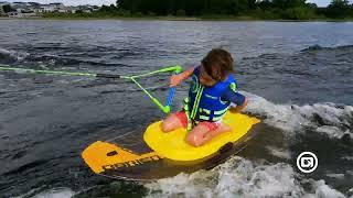 Learning the 360 on the OBrien Ricochet Kneeboard