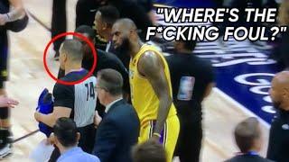 LEAKED Video Of LeBron James Chasing The Refs “Why Didn’t You Call That Sh*t?”