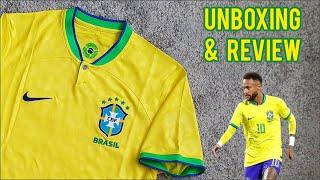 Brazil 2022 World Cup home jersey Unboxing & Review